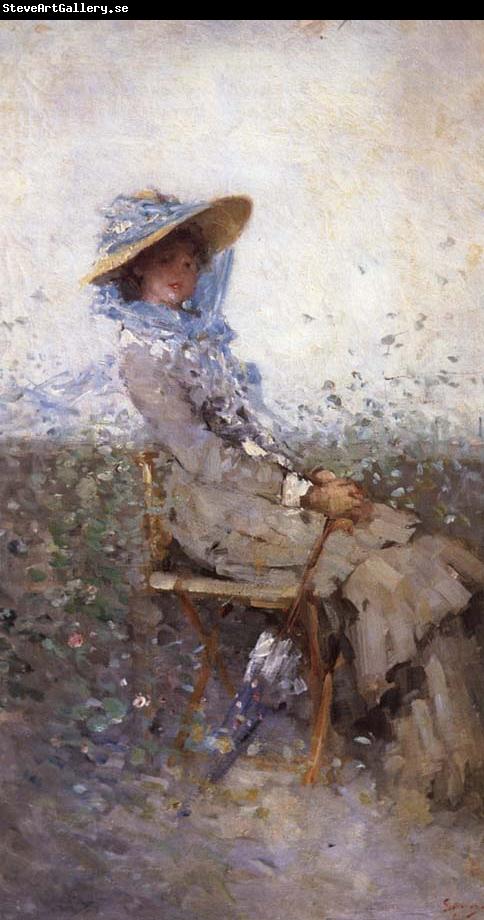 Nicolae Grigorescu Woman in the Garden